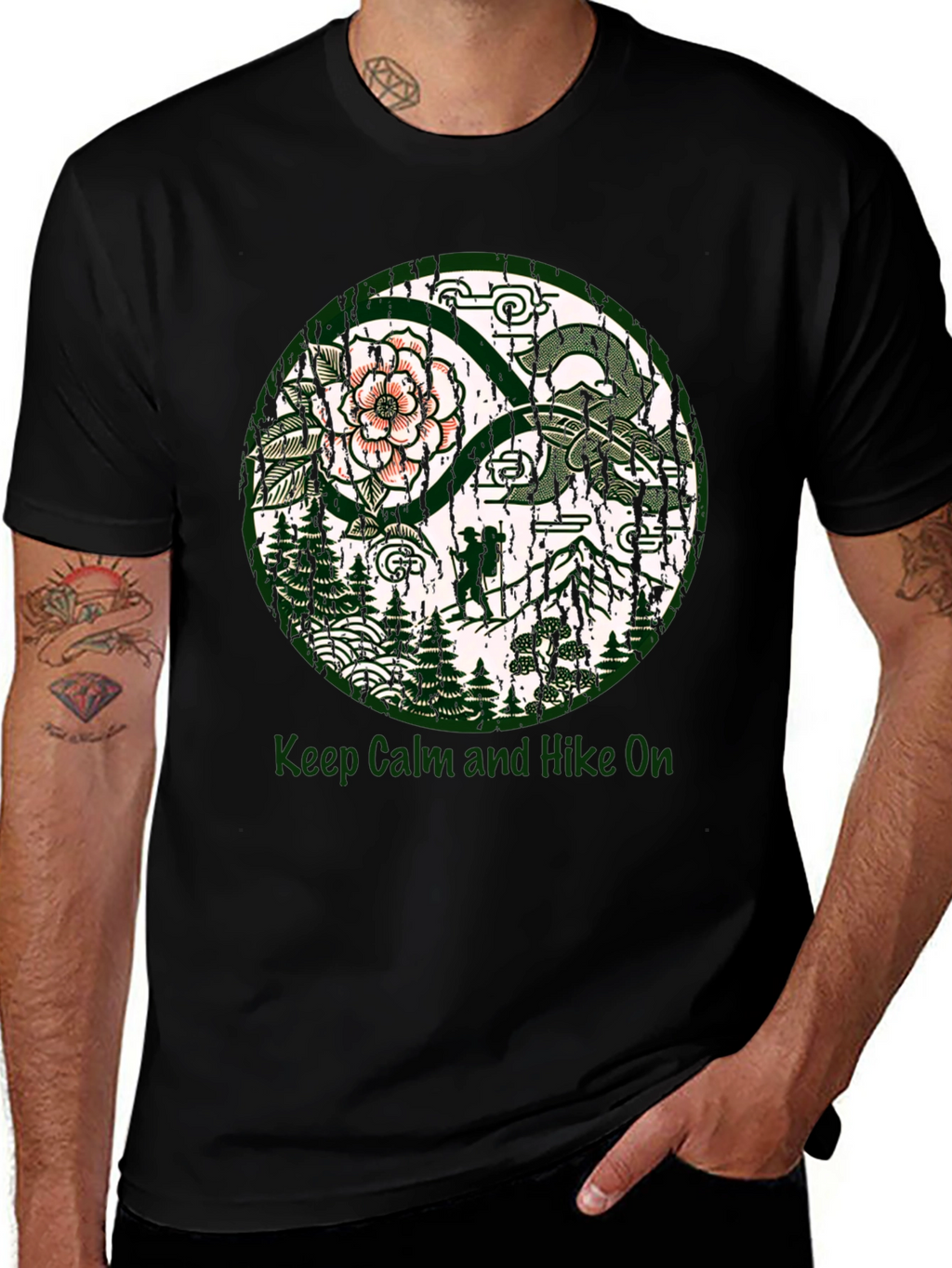 Keep Calm and Hike On Graphic Tee