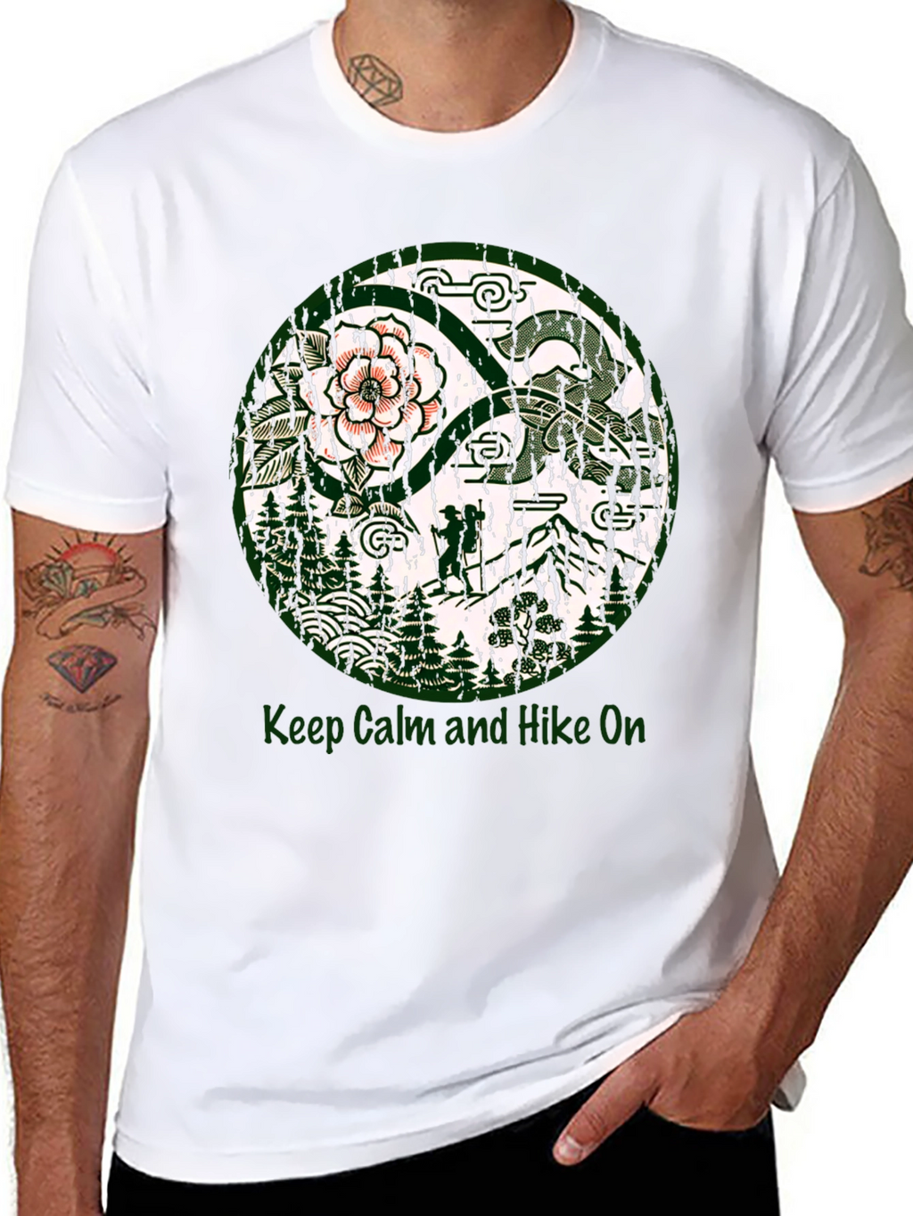 Keep Calm and Hike On Graphic Tee