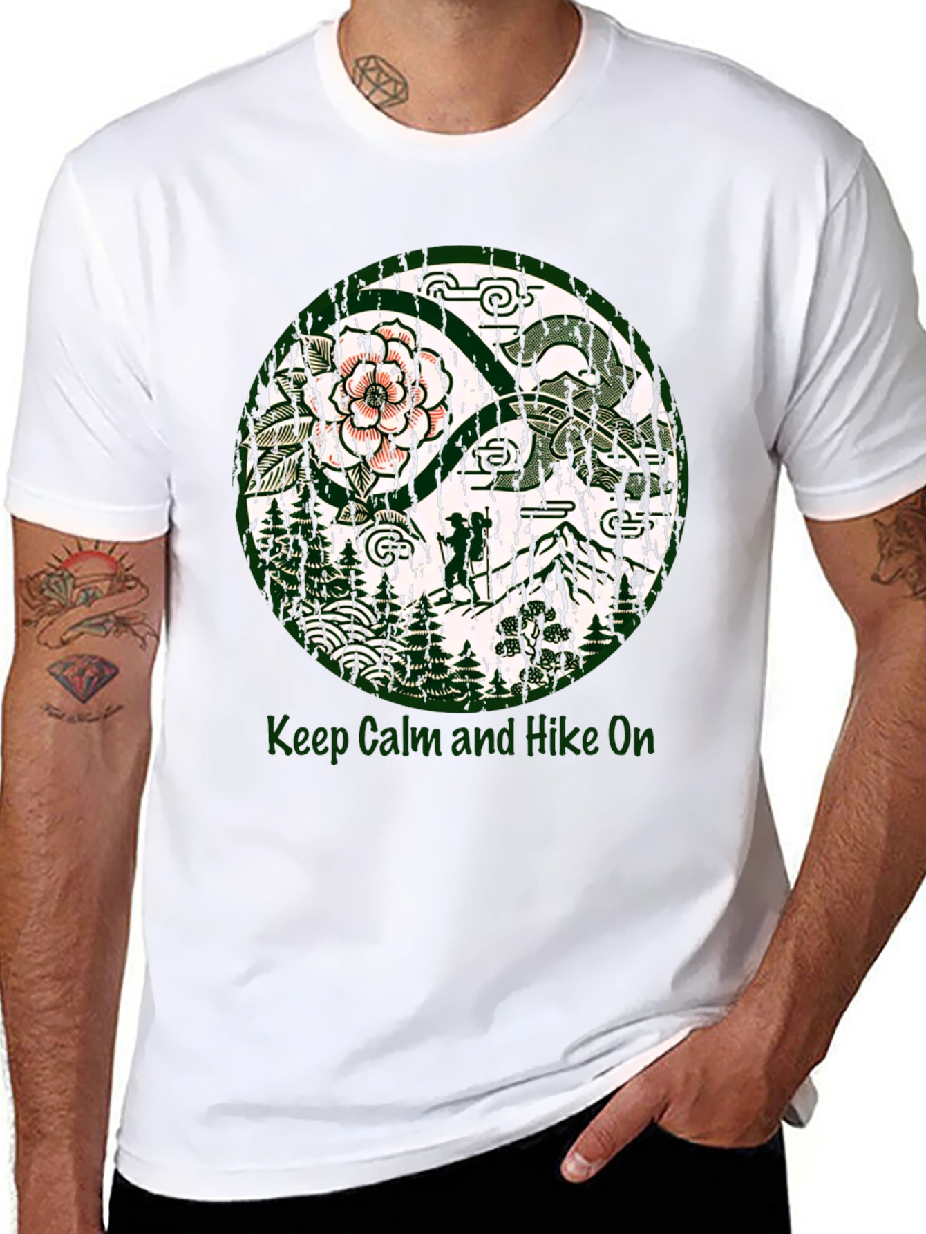 Keep Calm and Hike On Graphic Tee