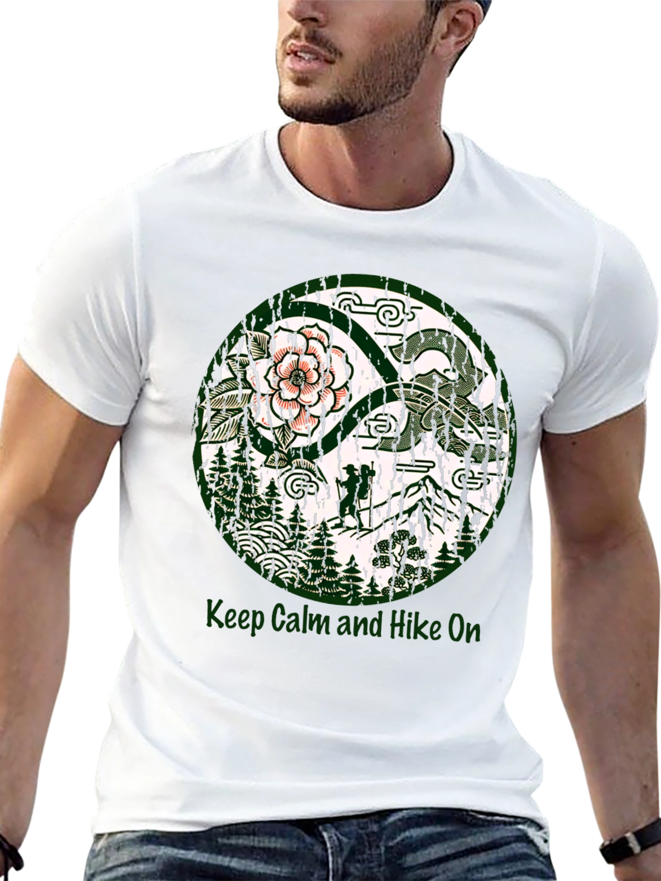 Keep Calm and Hike On Graphic Tee