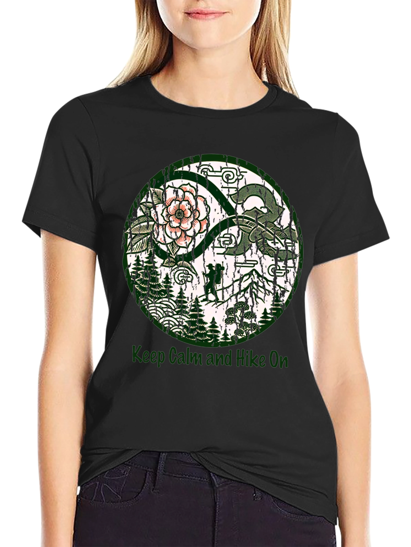 Keep Calm and Hike On Graphic Tee