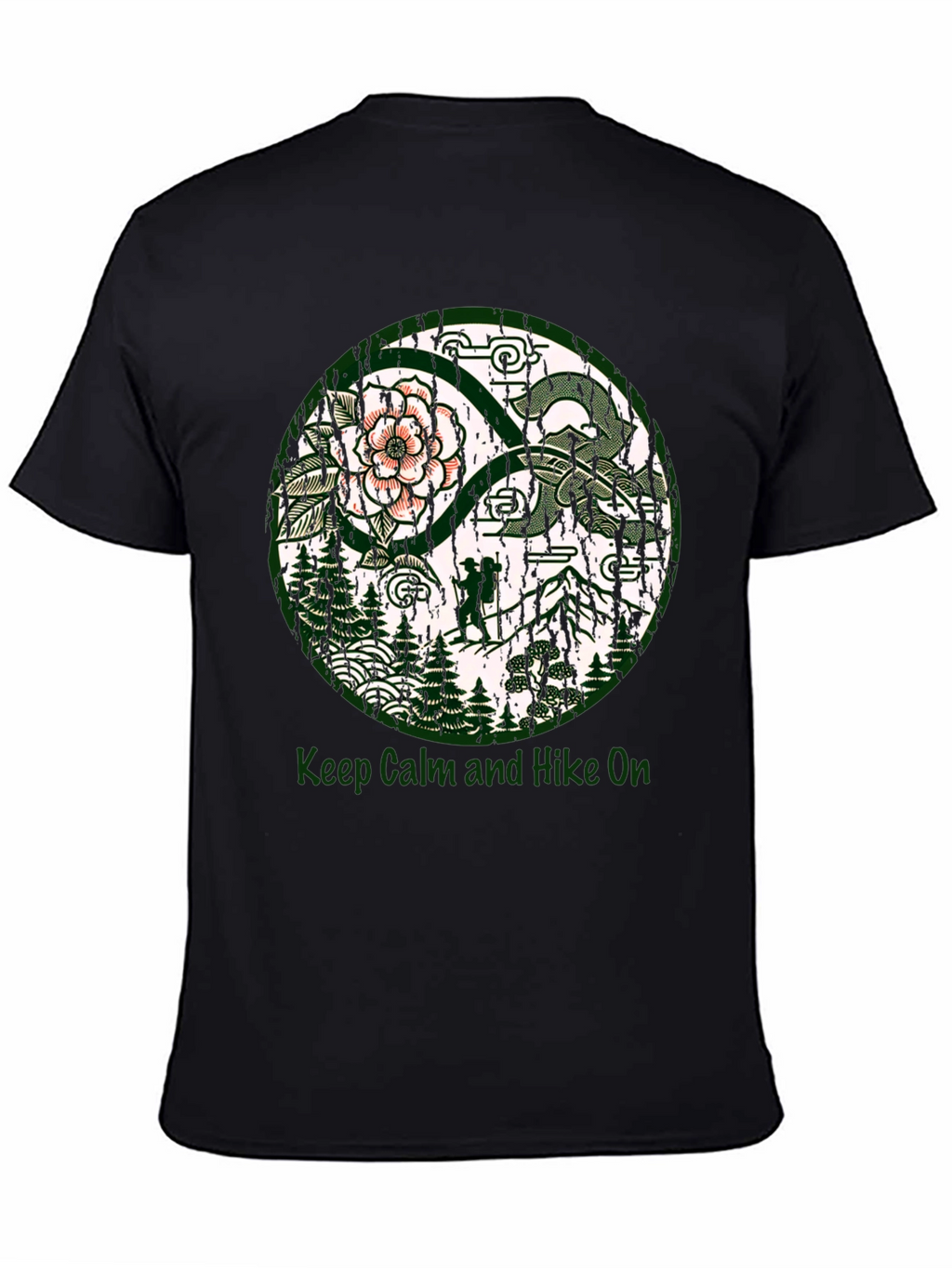 Keep Calm and Hike On Graphic Tee