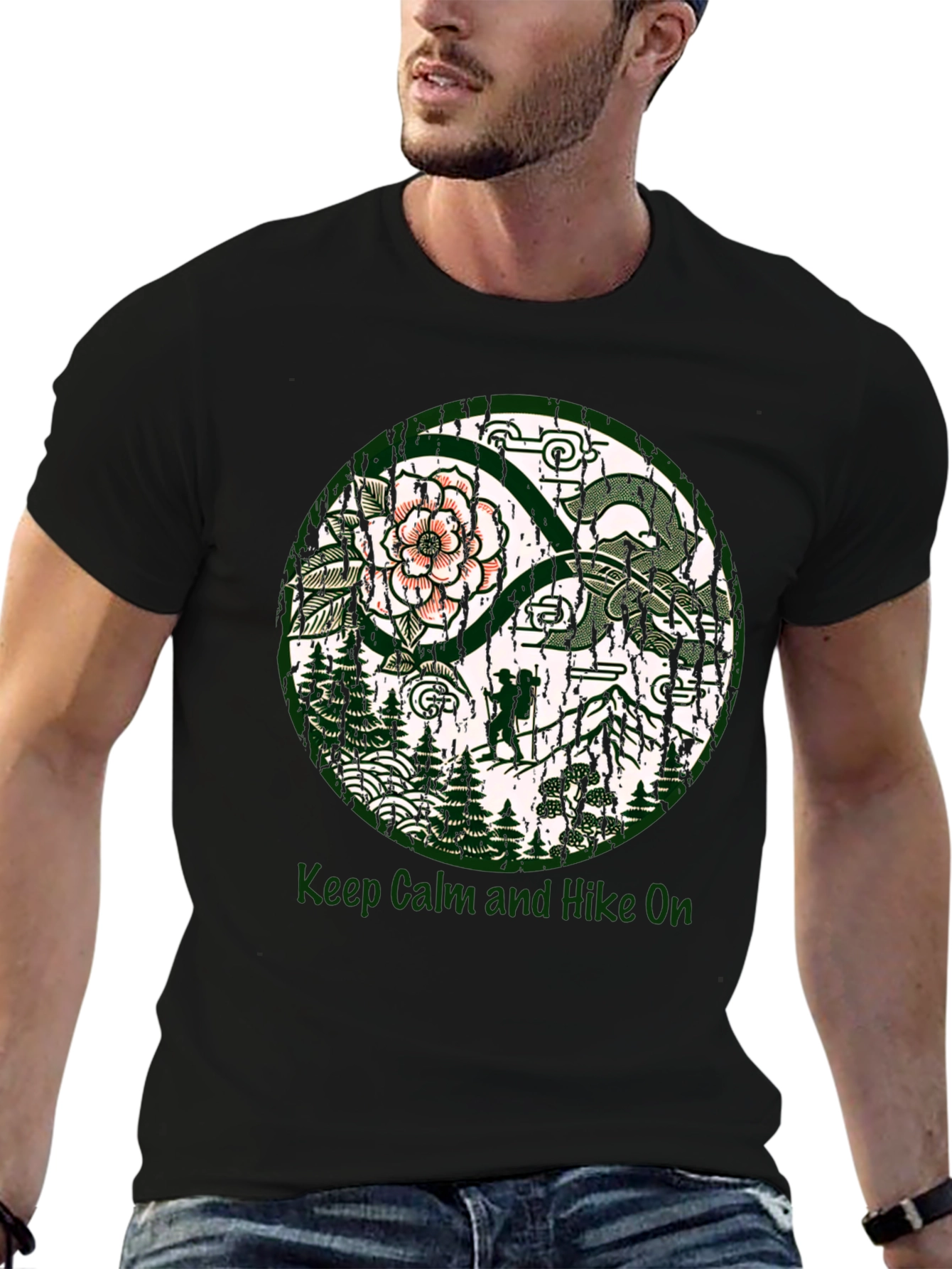 Keep Calm and Hike On Graphic Tee