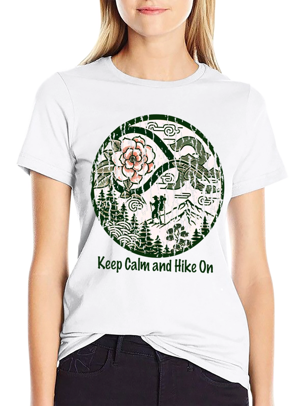 Keep Calm and Hike On Graphic Tee