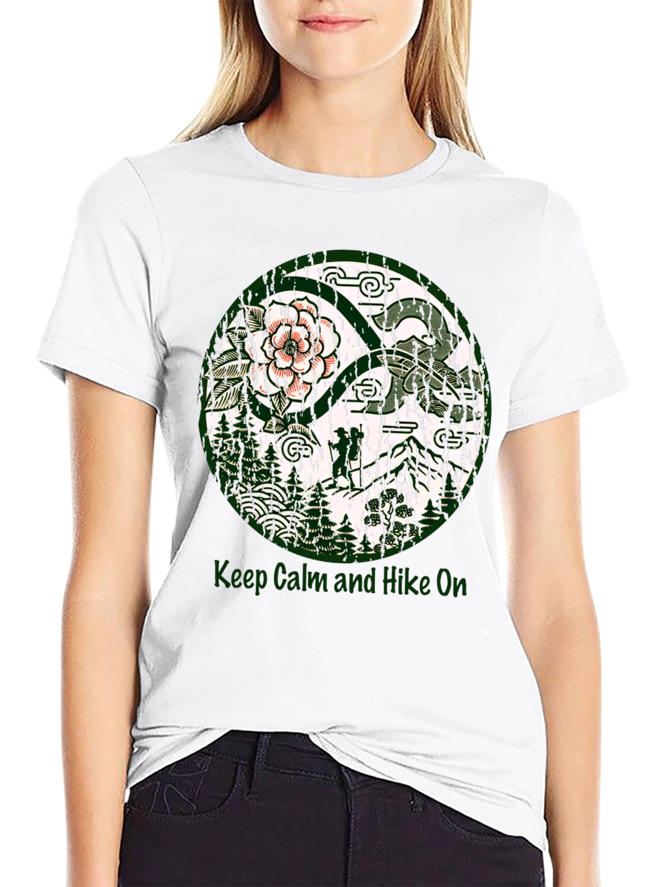 Keep Calm and Hike On Graphic Tee