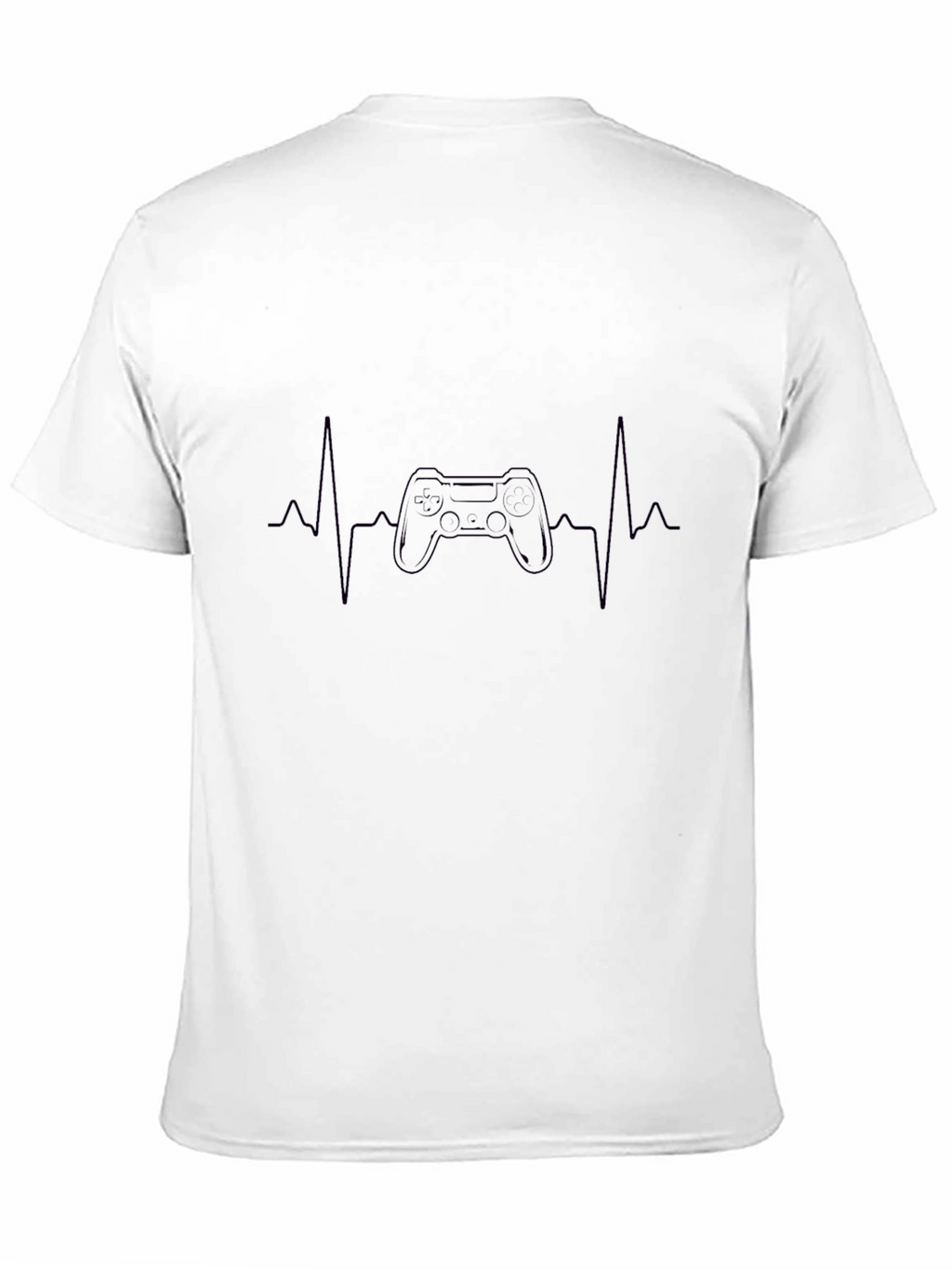 Gamer Heartbeat T-Shirt - Black