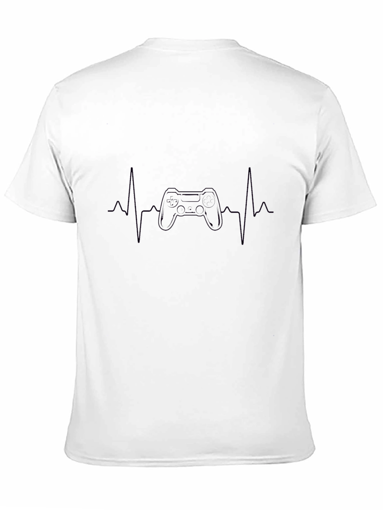Gamer Heartbeat T-Shirt - Black