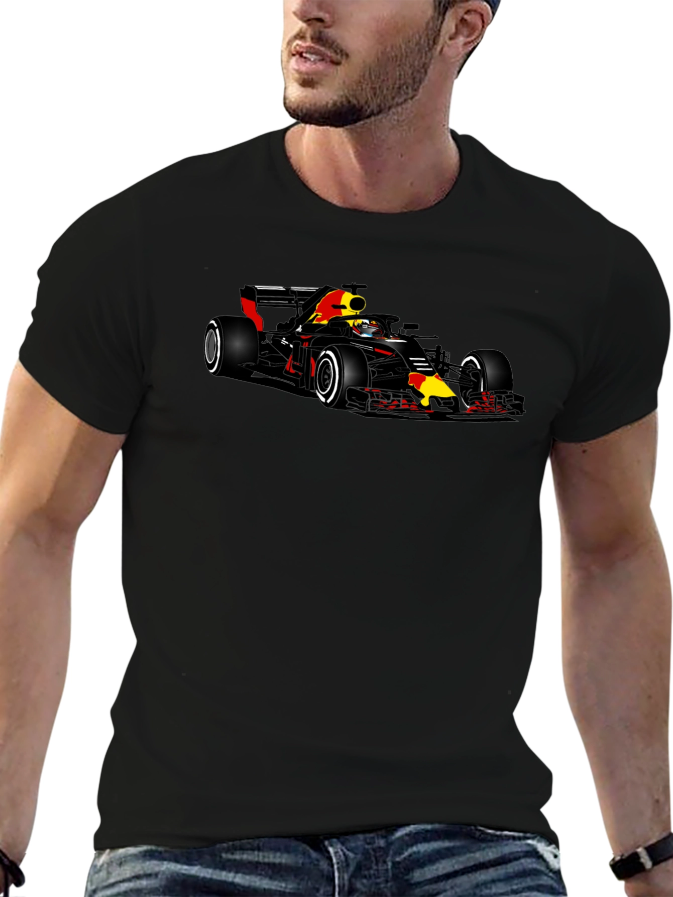 Formula 1 Racing Car T-Shirt - Black