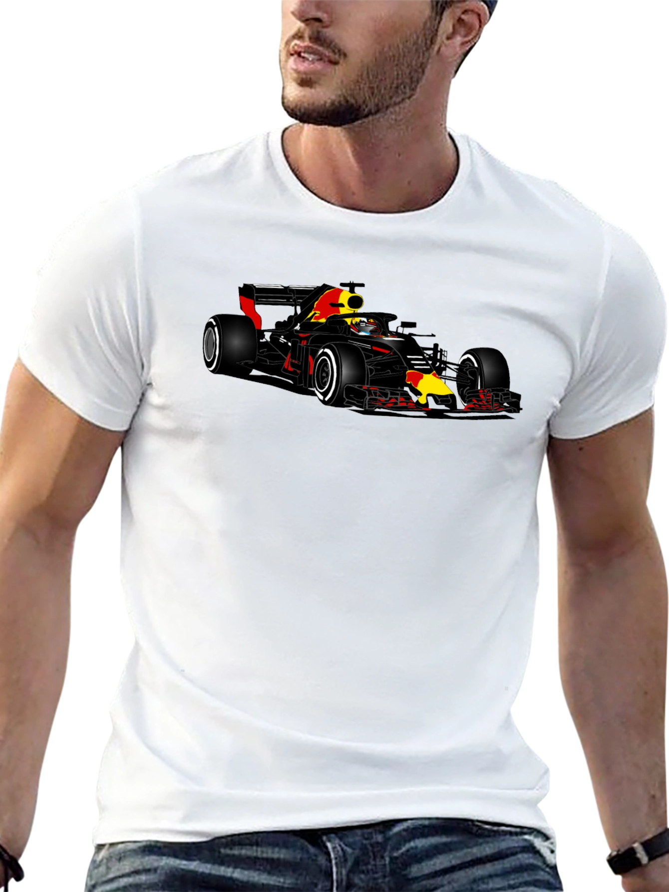 Formula 1 Racing Car T-Shirt - Black