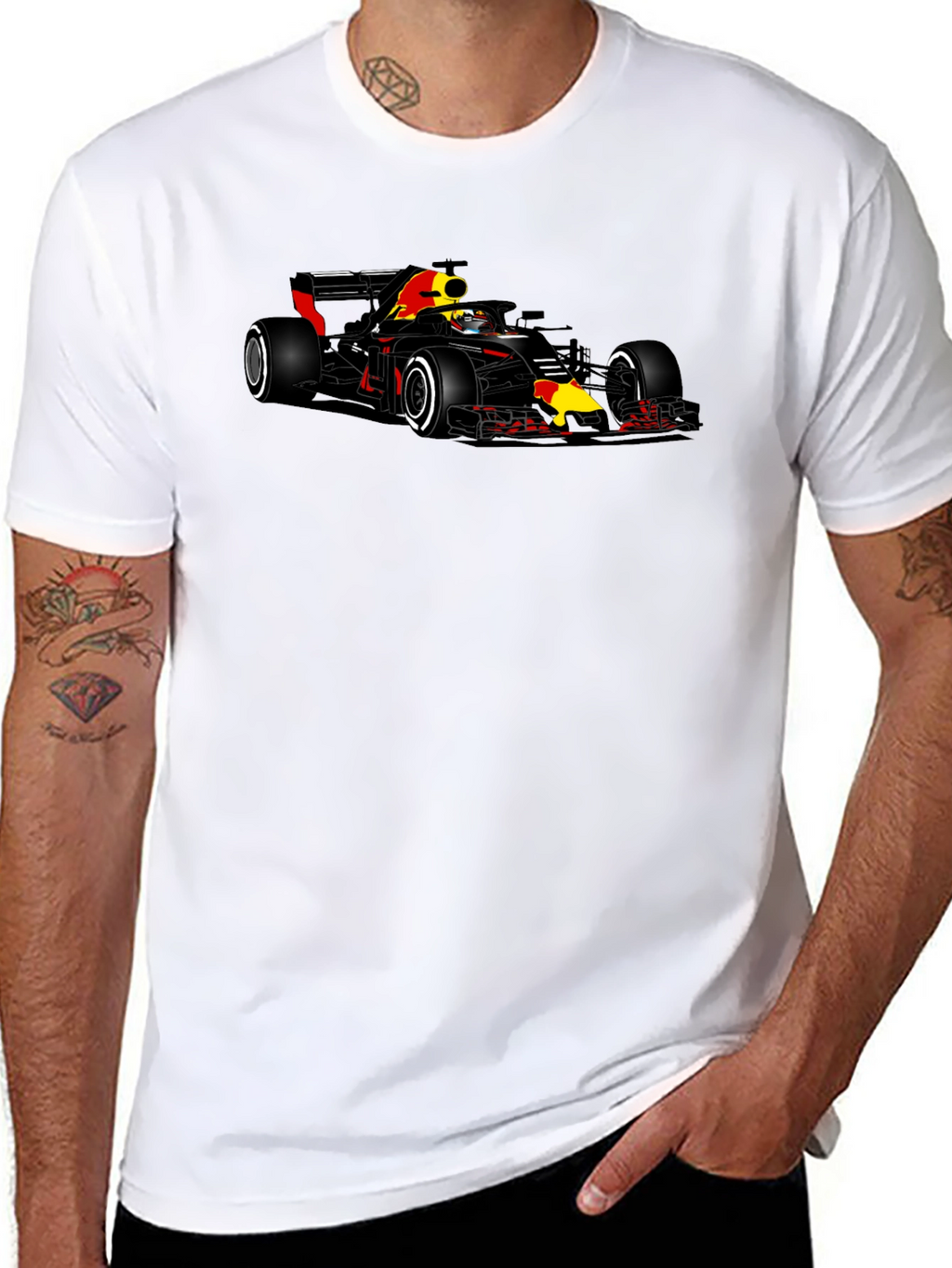 Formula 1 Racing Car T-Shirt - Black