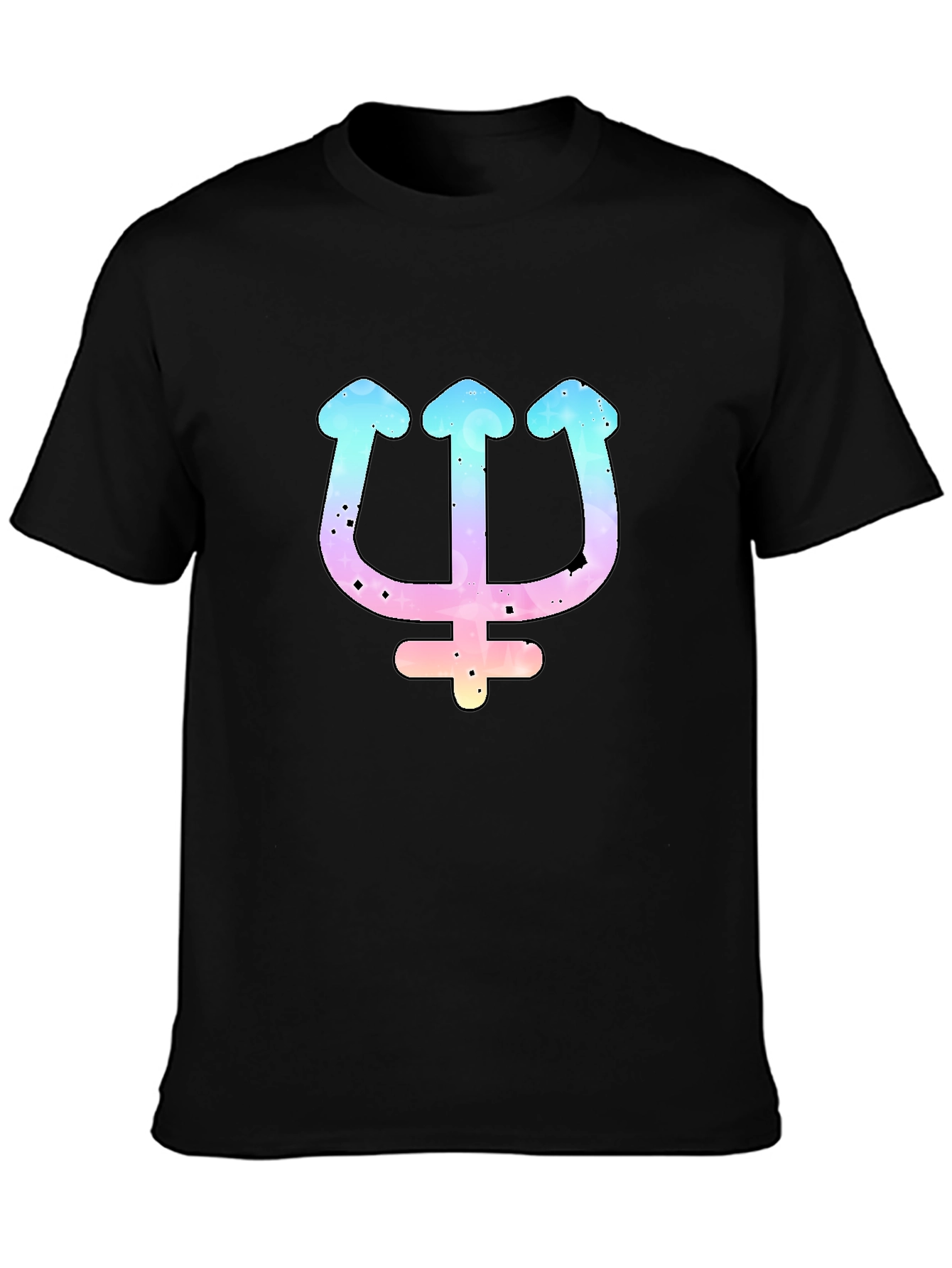 Rainbow Trident Graphic Tee - Unisex