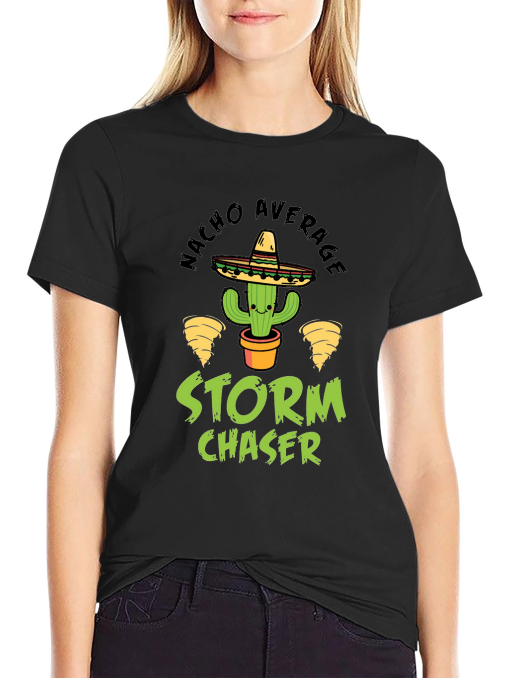 Nacho Average Storm Chaser Graphic T-Shirt
