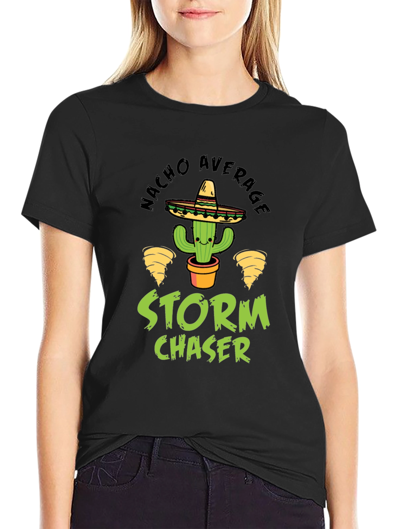 Nacho Average Storm Chaser Graphic T-Shirt