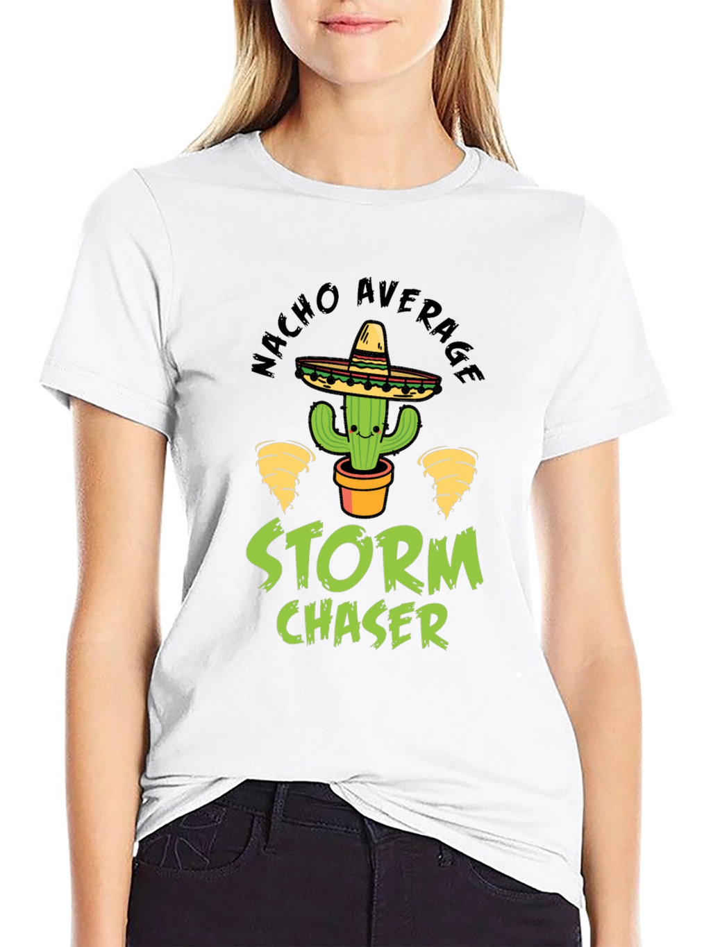 Nacho Average Storm Chaser Graphic T-Shirt