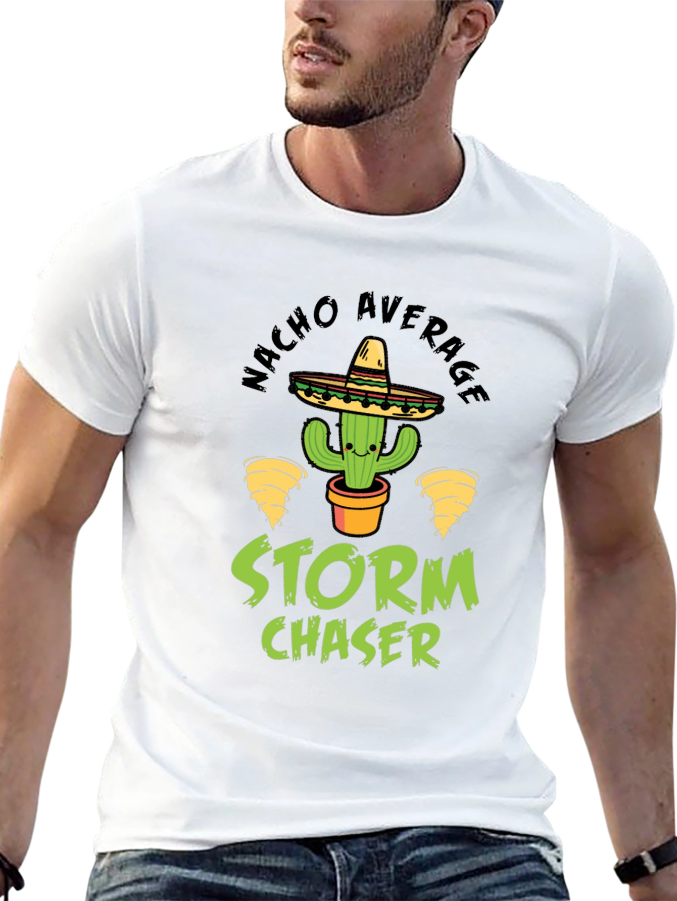 Nacho Average Storm Chaser Graphic T-Shirt