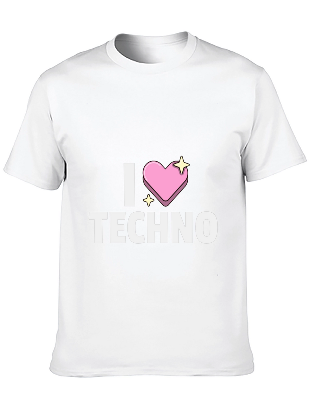 I Heart Techno T-Shirt - Unique Design