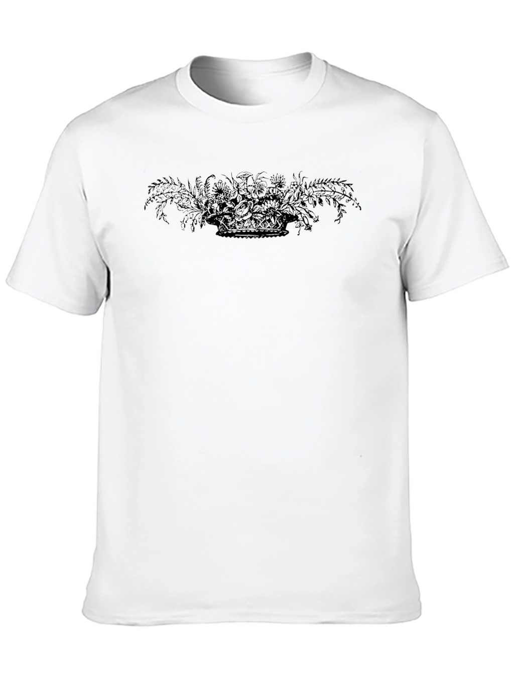 Mens Graphic Print Crew Neck T-Shirt