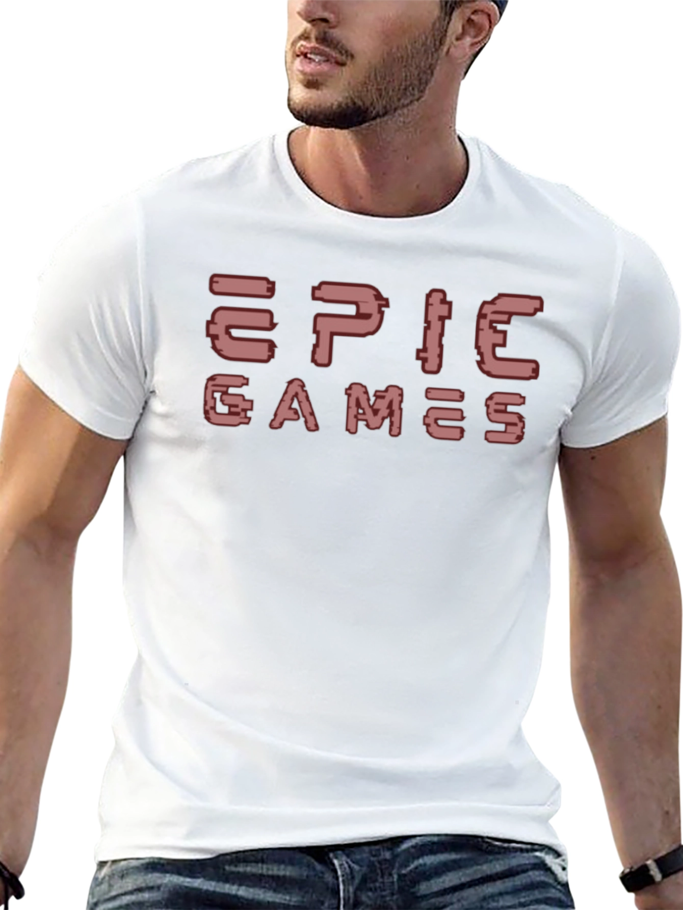 Epic Games T-Shirt Black Retro Gamer Tee