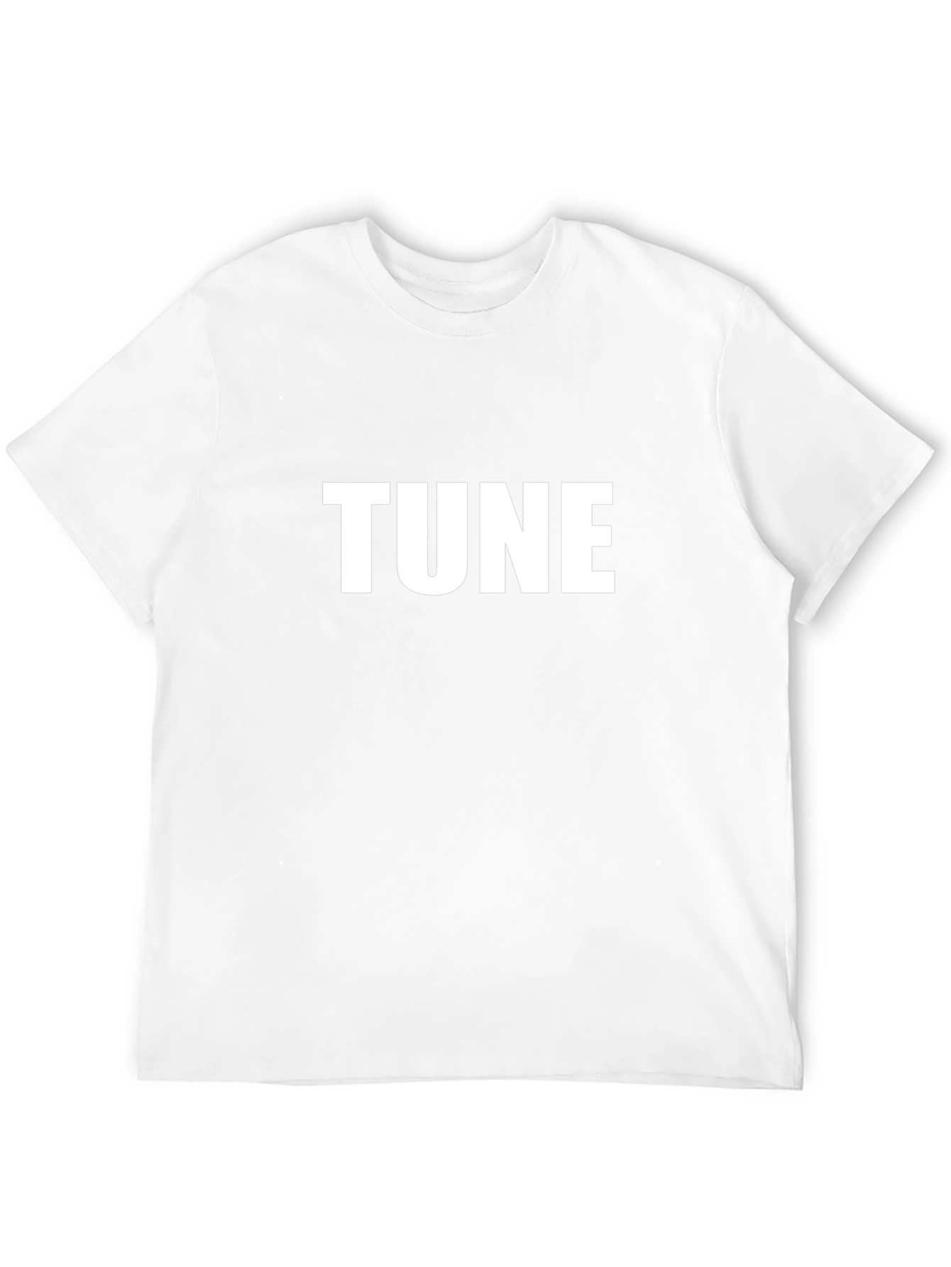 Tune Black Cotton Tee