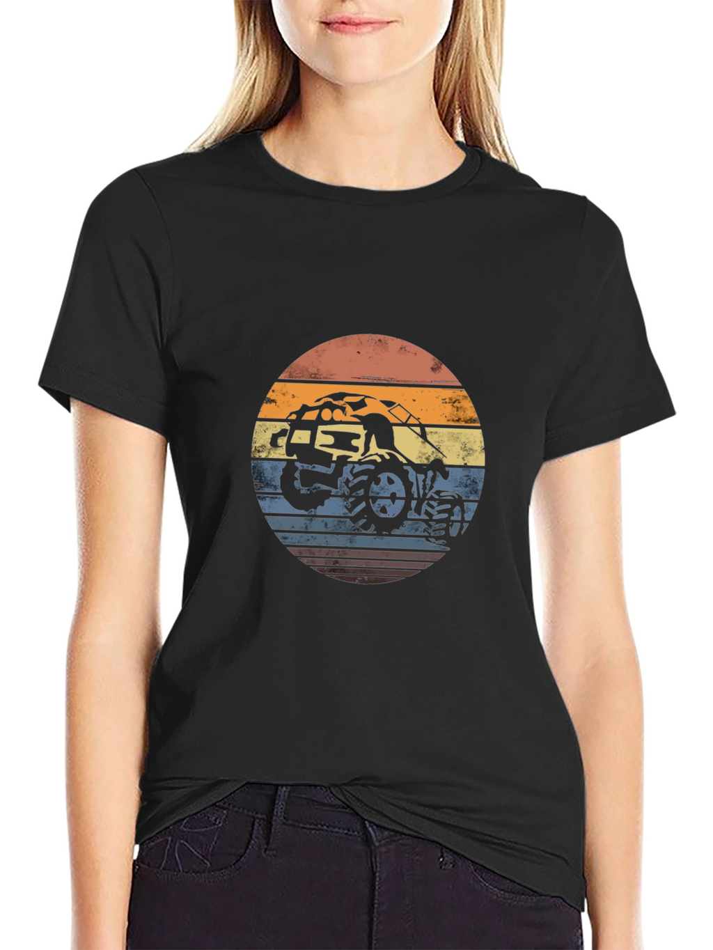 Retro Off-Road Vehicle Graphic T-Shirt