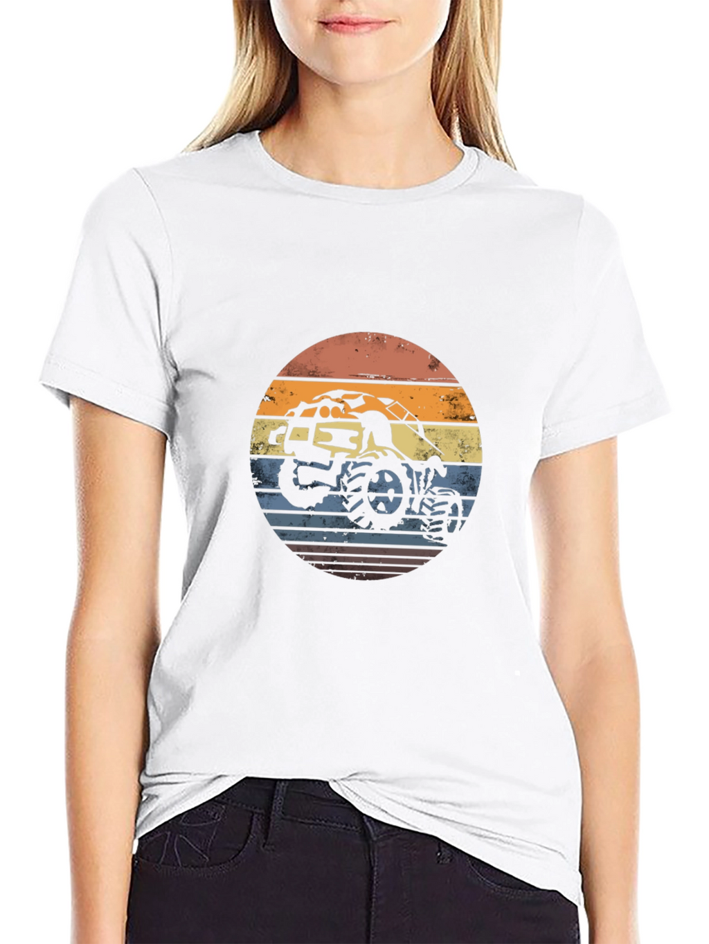 Retro Off-Road Vehicle Graphic T-Shirt