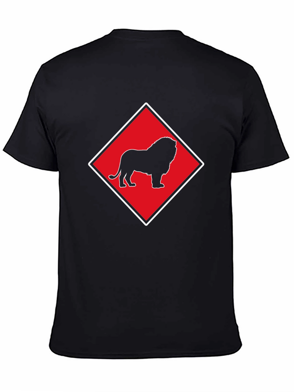 Lion Emblem Black T-Shirt