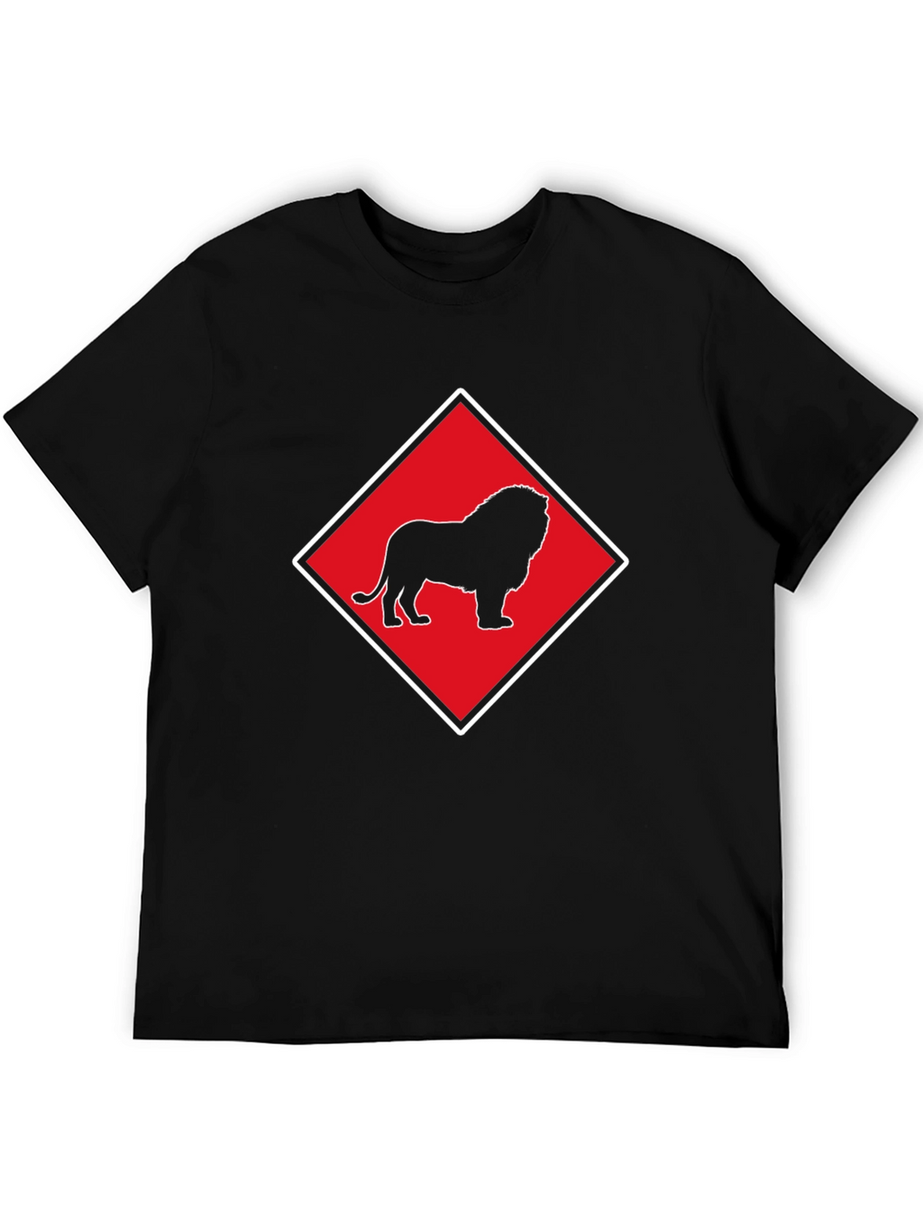 Lion Emblem Black T-Shirt