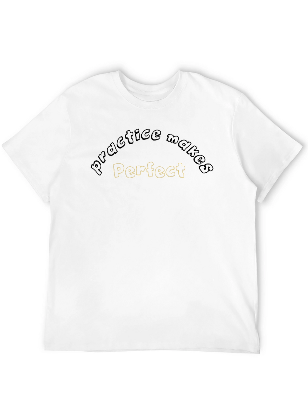 Practice Makes Perfect Black Tee