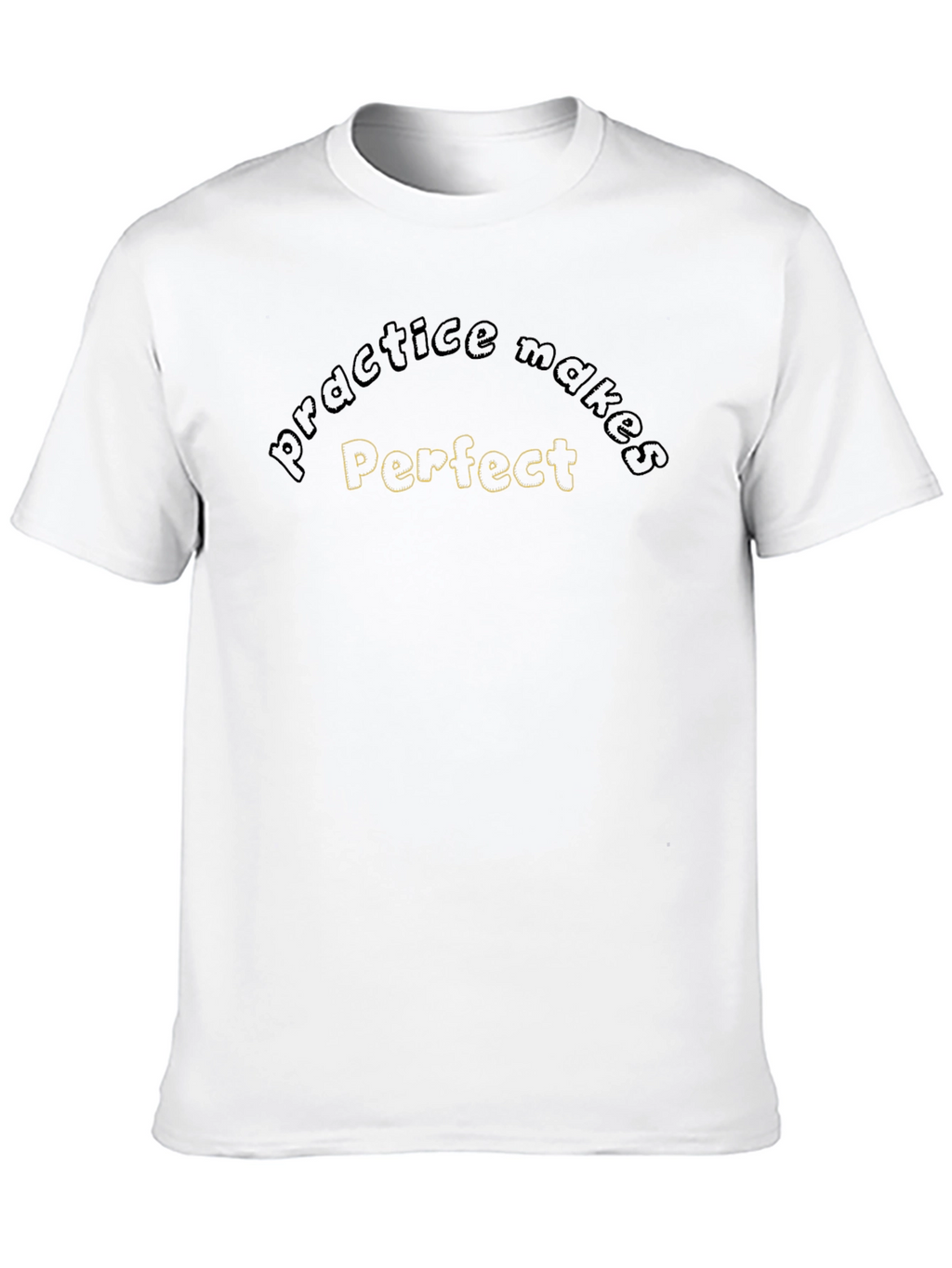 Practice Makes Perfect Black Tee