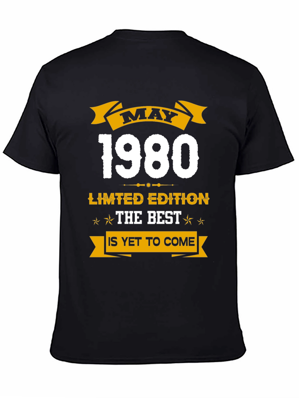 May 1980 Limited Edition Birthday T-Shirt