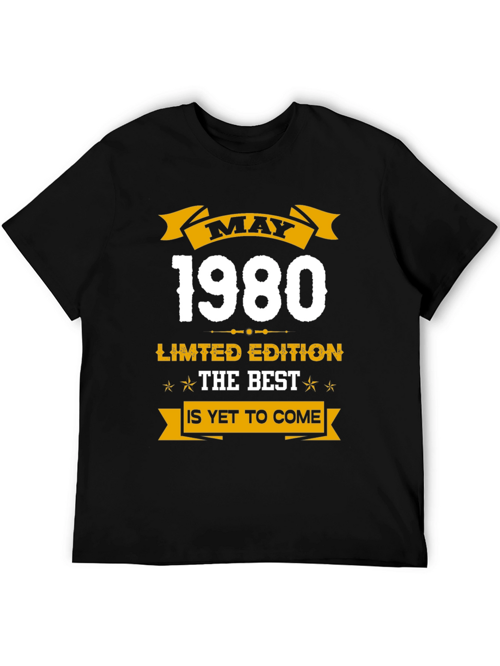 May 1980 Limited Edition Birthday T-Shirt