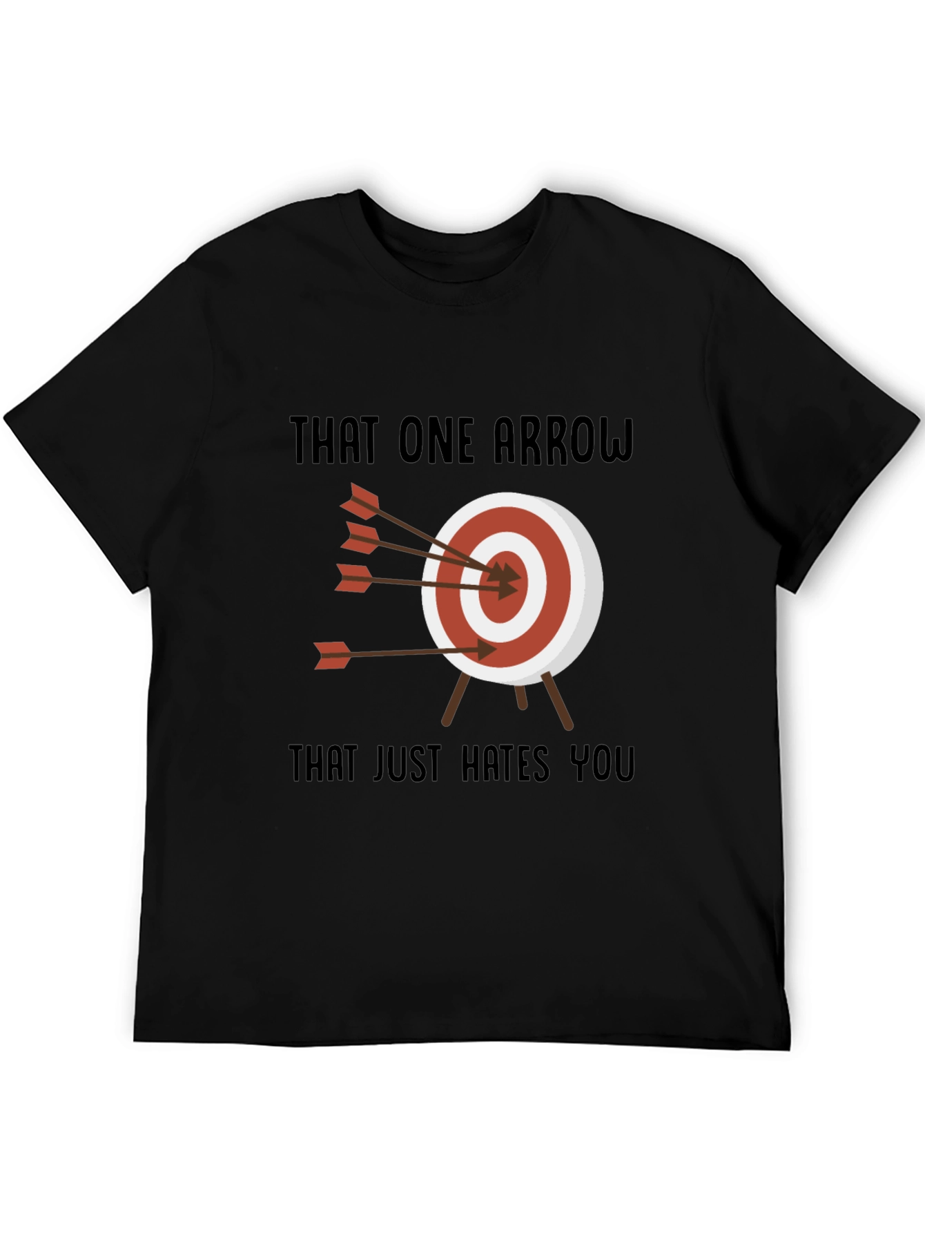 Archery Target Humor Tee - That One Arrow