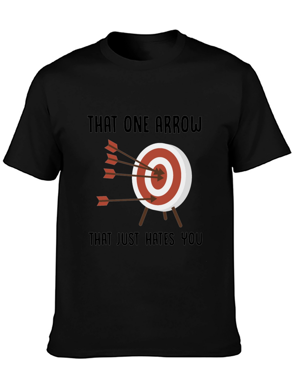 Archery Target Humor Tee - That One Arrow