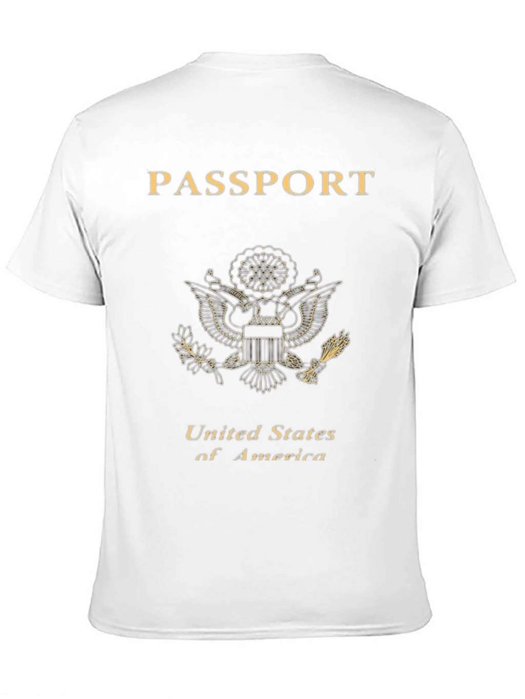 Passport USA T-Shirt - Black