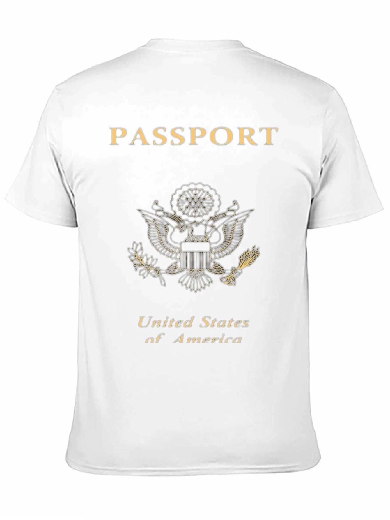 Passport USA T-Shirt - Black