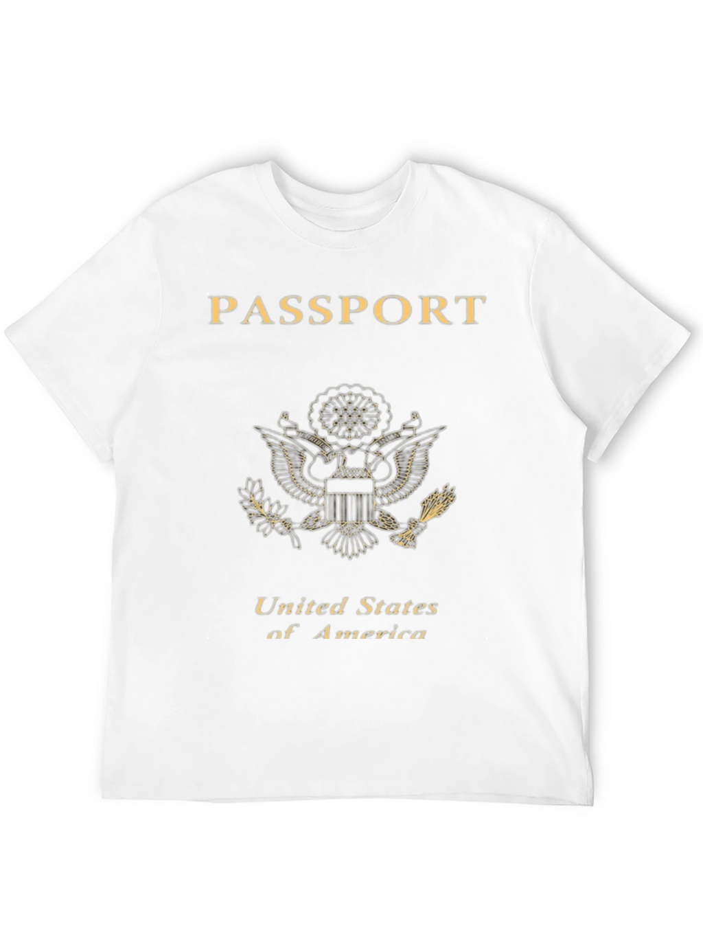 Passport USA T-Shirt - Black
