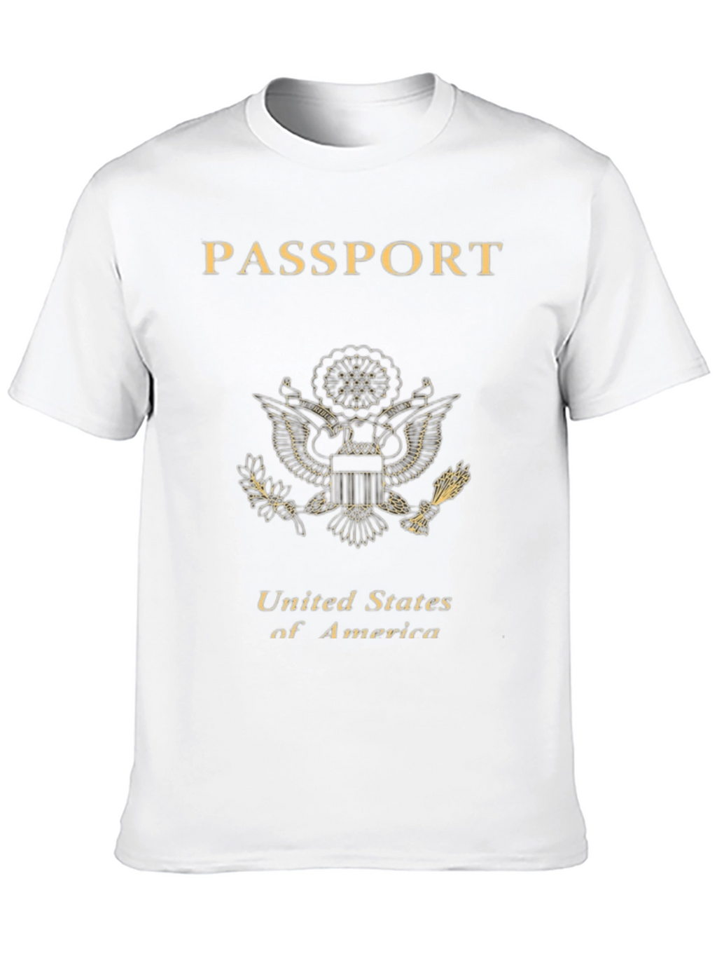 Passport USA T-Shirt - Black