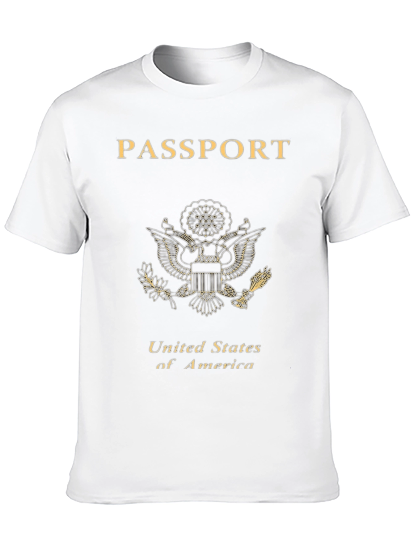 Passport USA T-Shirt - Black