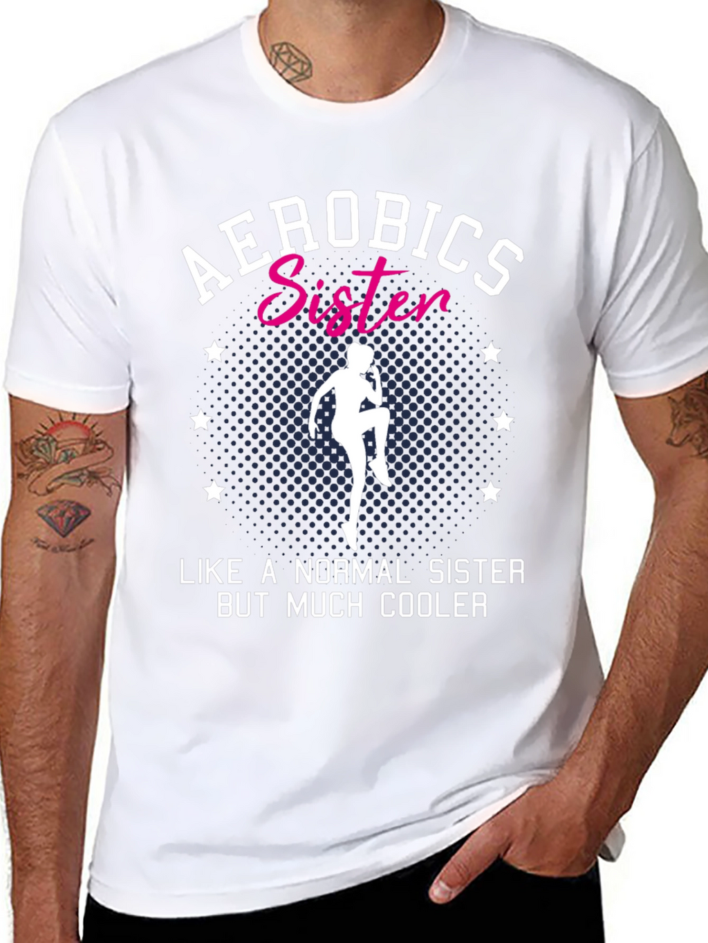 Aerobics Sister T-Shirt - Cool Sister Tee