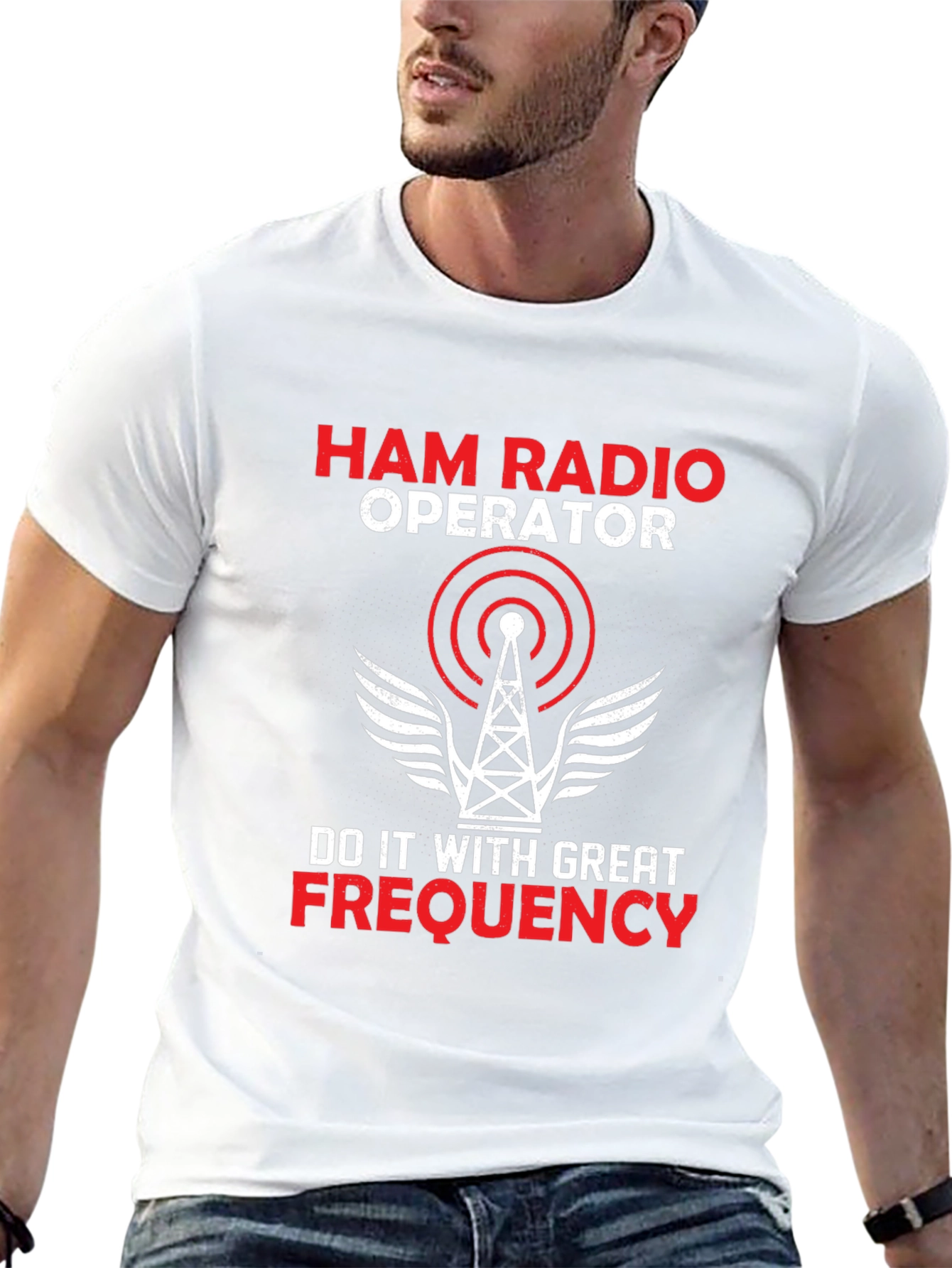 Ham Radio Operator T-Shirt - Great Frequency Design