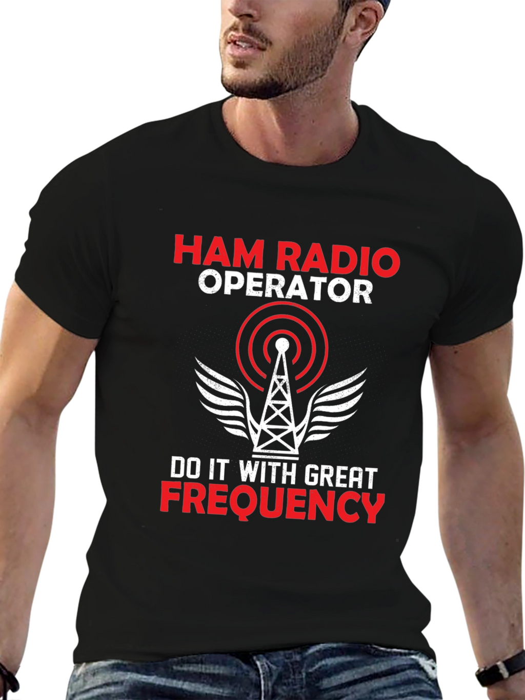 Ham Radio Operator T-Shirt - Great Frequency Design