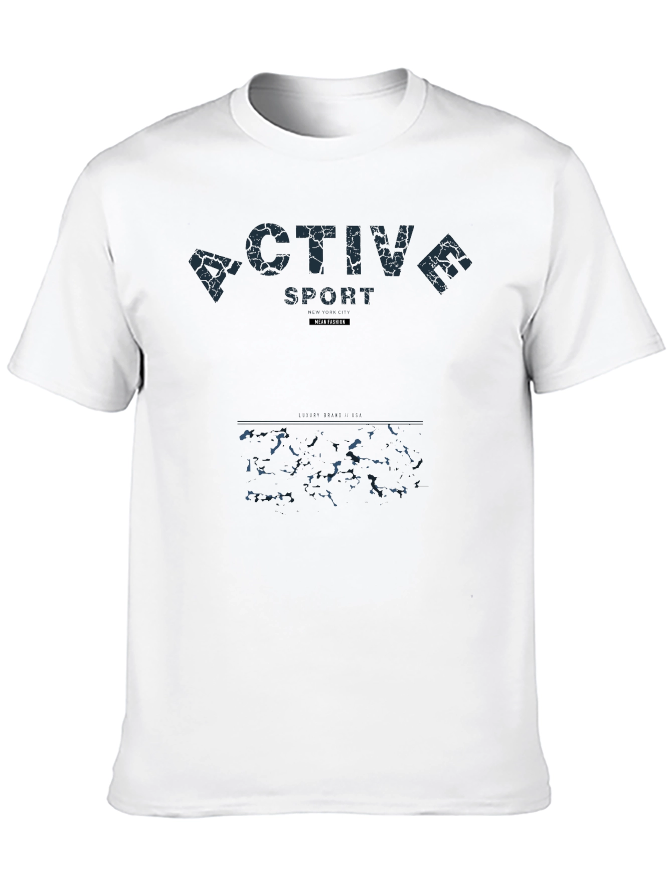Active Sport T-Shirt Stylish Urban Fashion Tee