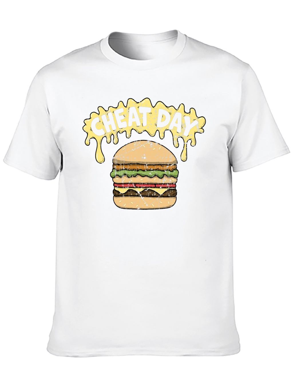 Cheat Day Burger Graphic T-Shirt