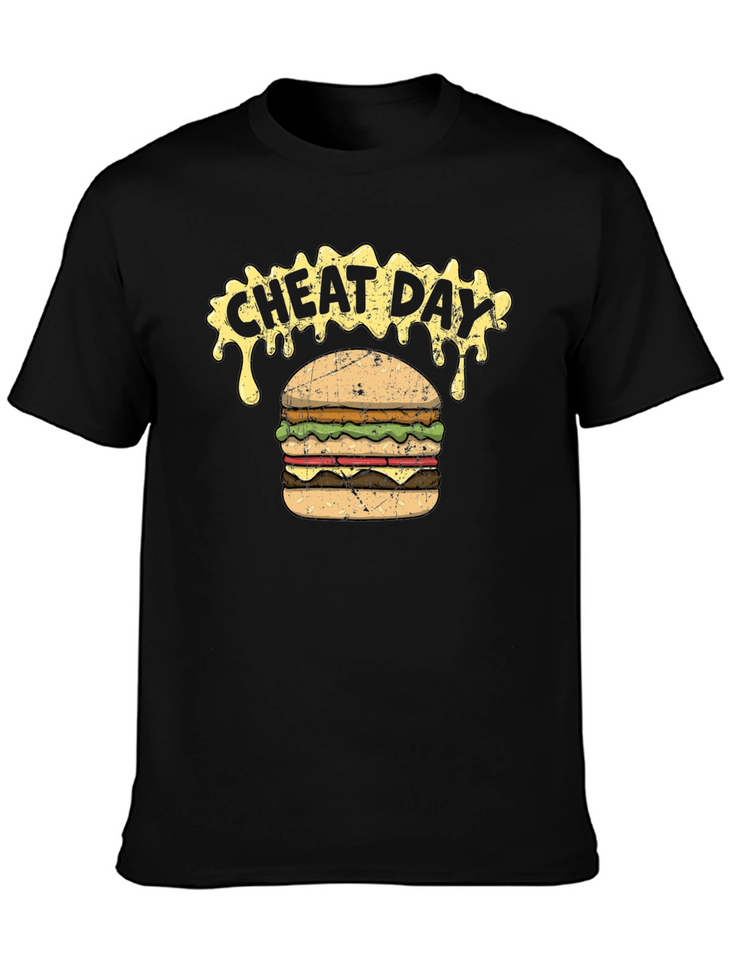 Cheat Day Burger Graphic T-Shirt