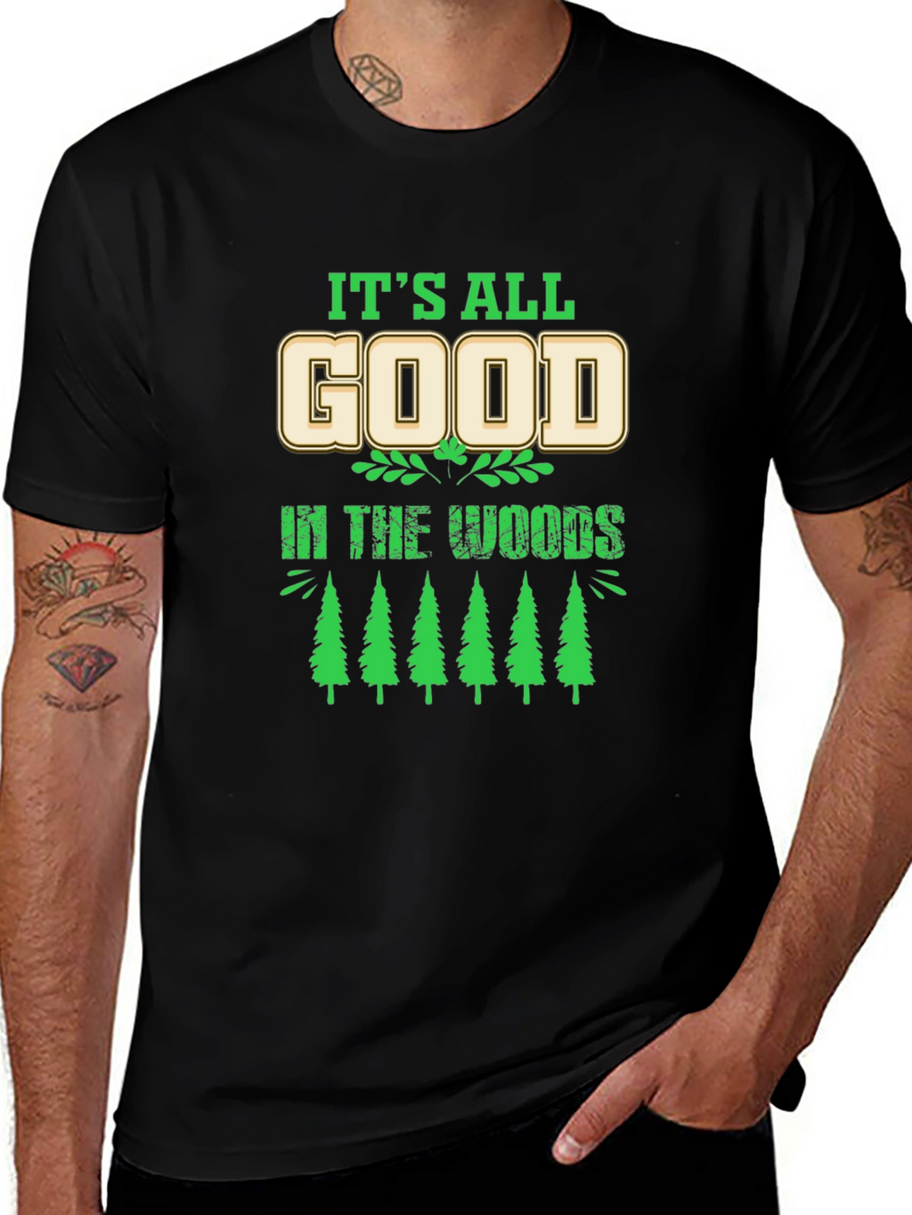 Its All Good in the Woods Graphic T-Shirt