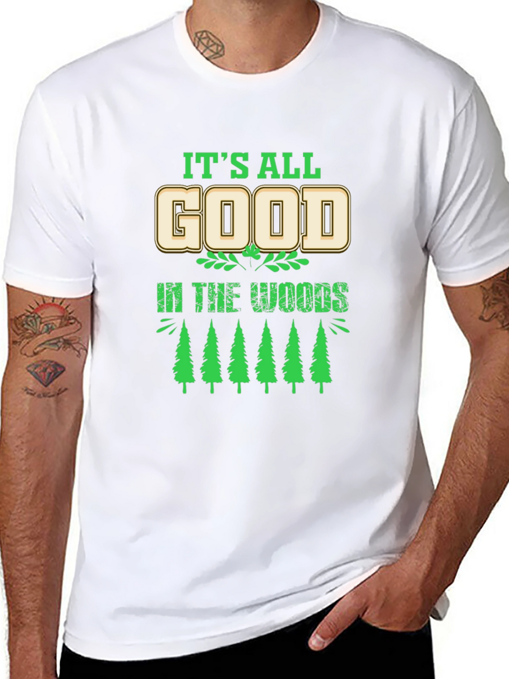 Its All Good in the Woods Graphic T-Shirt
