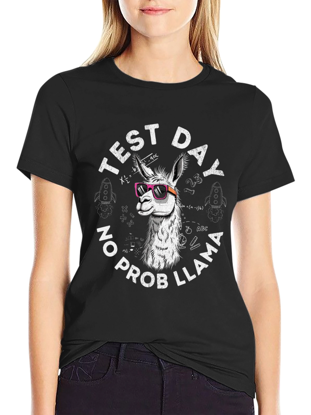 Test Day No Prob Llama T-Shirt