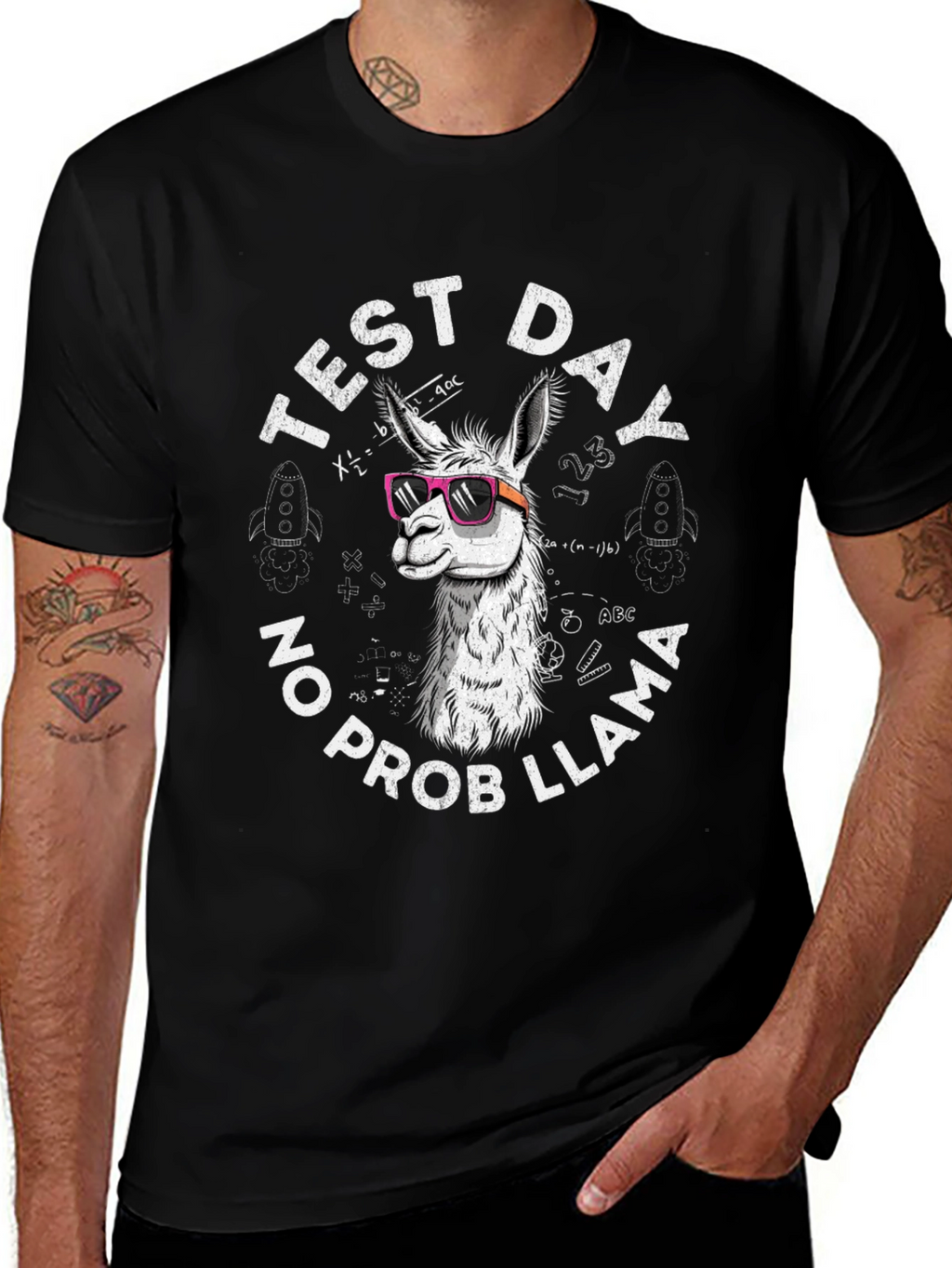 Test Day No Prob Llama T-Shirt