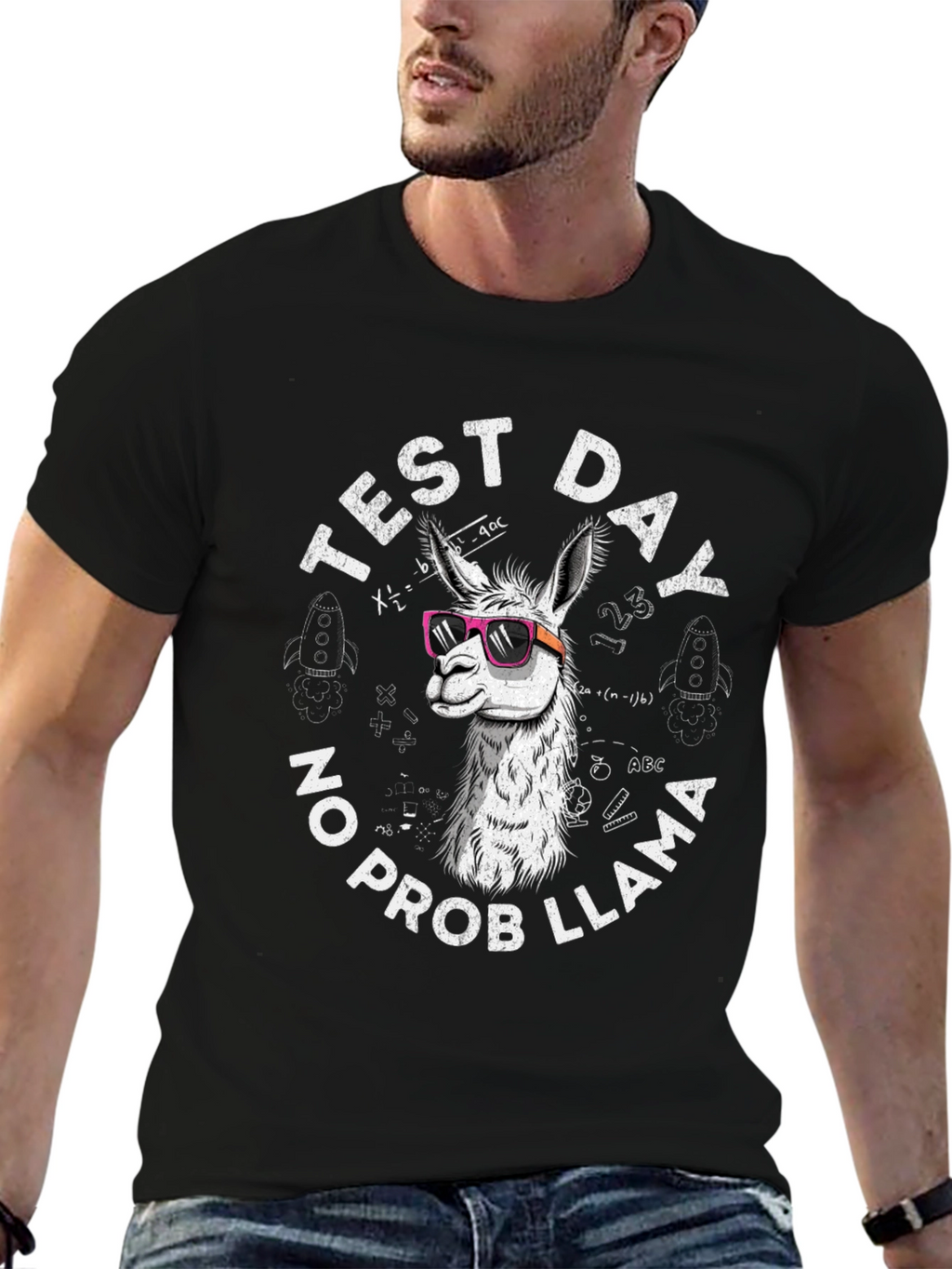 Test Day No Prob Llama T-Shirt