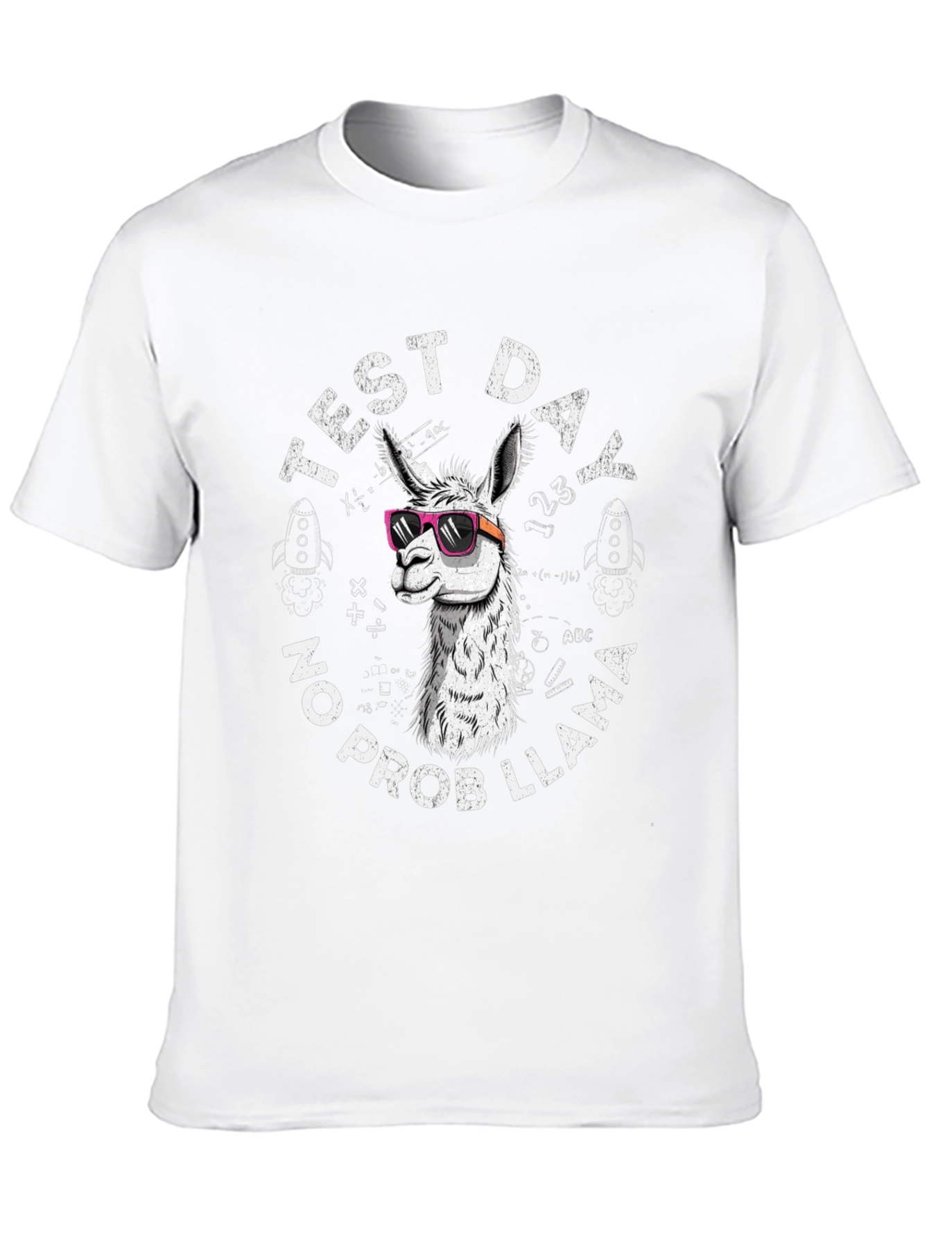 Test Day No Prob Llama T-Shirt